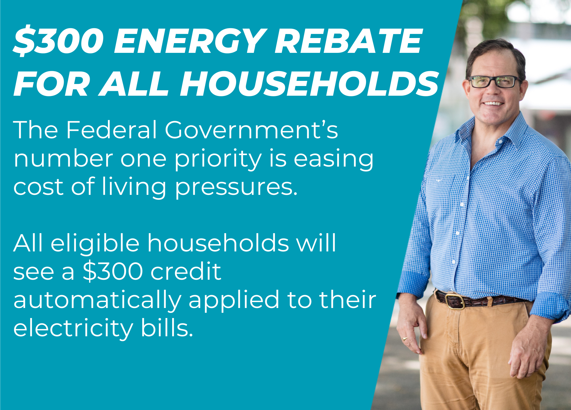 ENERGY BILL REFLIEF $300 credit for households Main Image